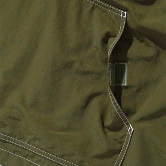 Contrast Stitched Nylon Hooded Jacket Men's - Picture 5 of 7